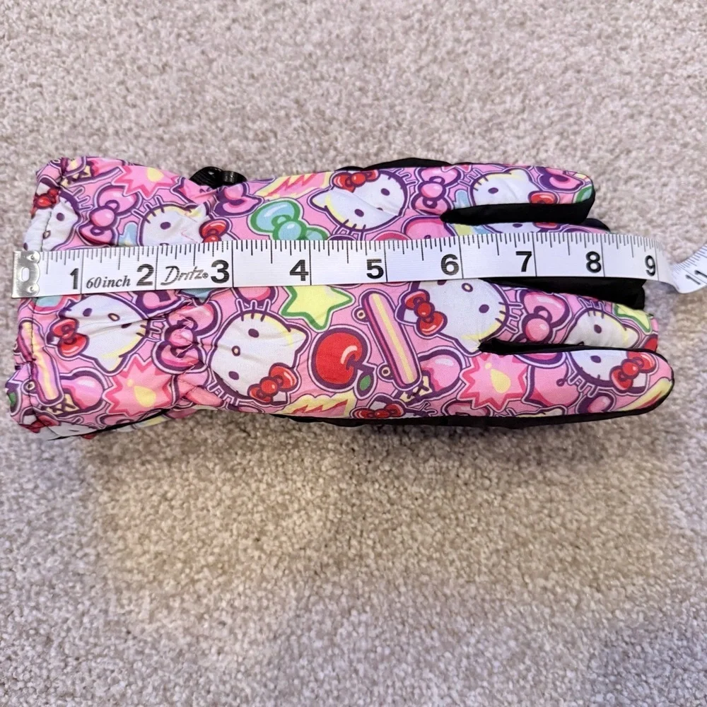 NWT Hello Kitty licensed ski gloves youth size S/M